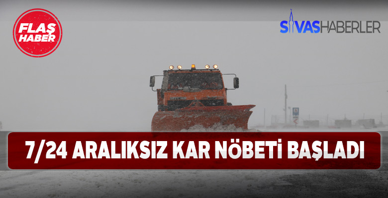 Karayolları Ekiplerinin mesaisi aralıksız sürüyor