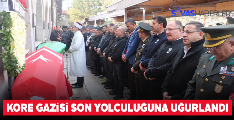 Sivas’lı Kore Gazisi Toprağa verildi