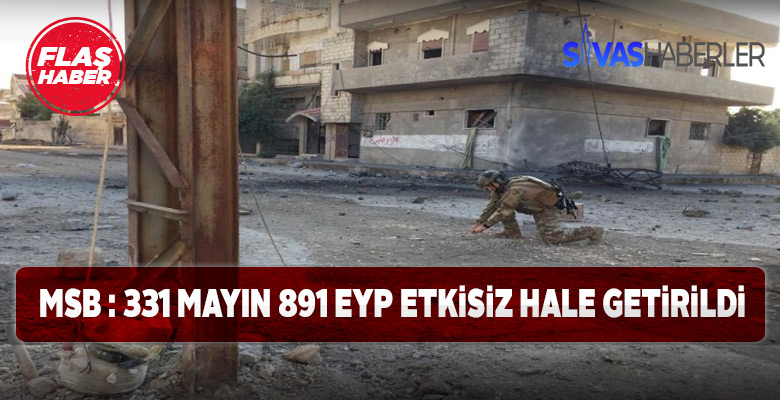 MSB: Suriye’de Mayın ve EYP’ler Etkisiz Hale Getirildi