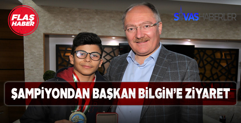 Karma Dövüş Sanatları Şampiyonu Hilmi Bilgin’i Ziyaret Etti