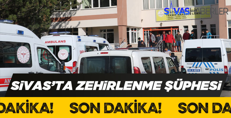 Sivas’ta yedikleri yemekten zehirlenme şüphesi