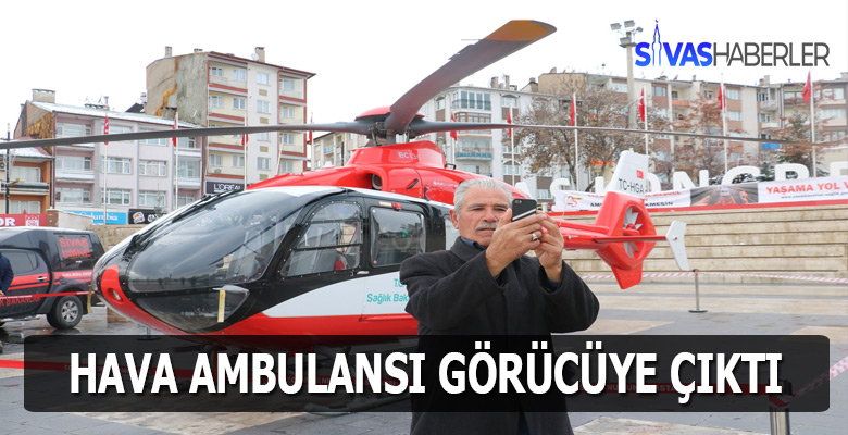Sivas Kongre Müzesi’nde 112 Helikopteri sergilendi