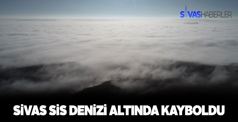 Sivas sis denizinin içinde görünmez oldu