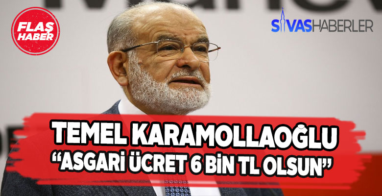Asgari ücret için Karamollaoğlu’ndan yeni bir teklif