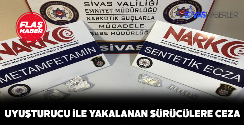 Uyuşturucu kullanarak yola çıkan 3 gence rekor ceza
