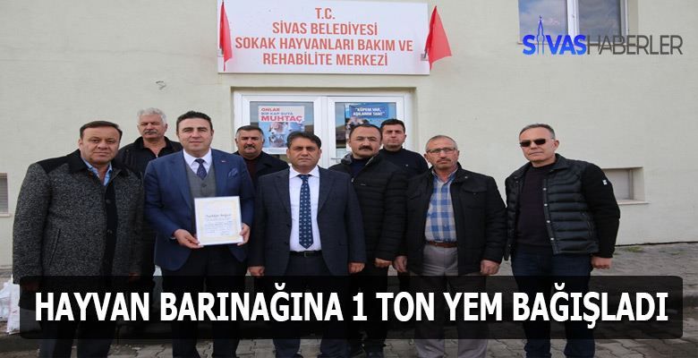 Tesviyeciler ve Oto Sanatkarları Odasından 1 ton yem bağışı