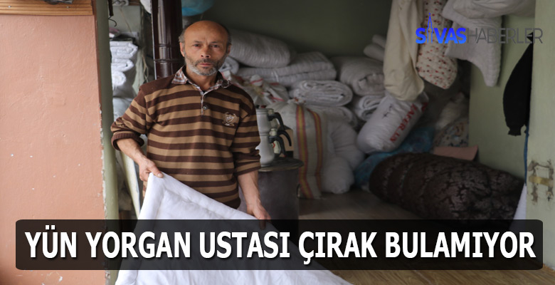 Yün yorgan ustası çırak bulamıyor