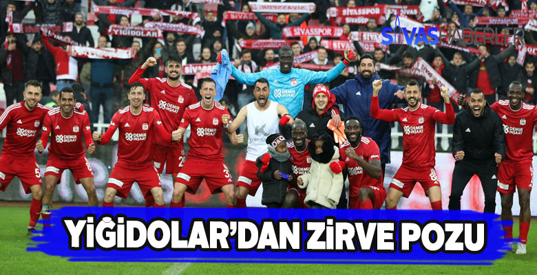 Sivasspor galibiyetin ardından liderlik pozunu verdi
