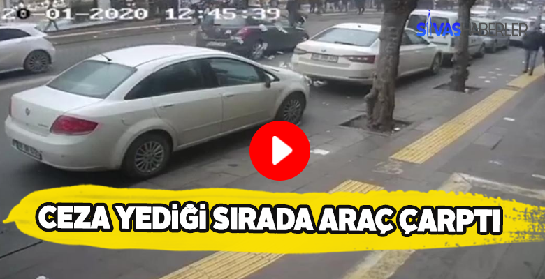 Trafik cezasına itiraza giden adam arabanın altında kaldı
