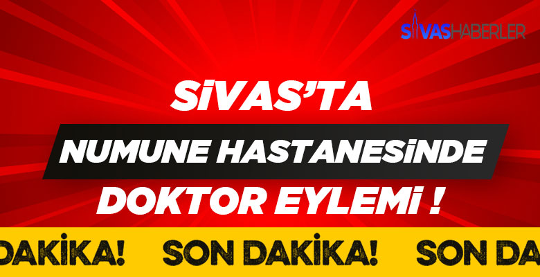 Sivas Numune Hastanesinde Maaş Farkı Protestosu