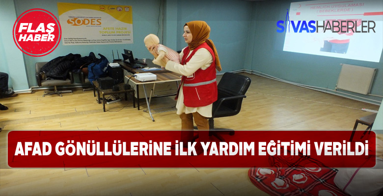 Sivaslı AFAD gönüllülerine önemli eğitim