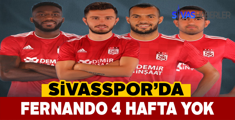 Sivasspor’un sol kanadında sakatlık şoku