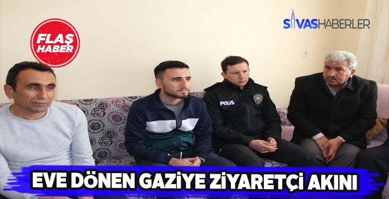 Sivaslı gaziye anlamlı ziyaret