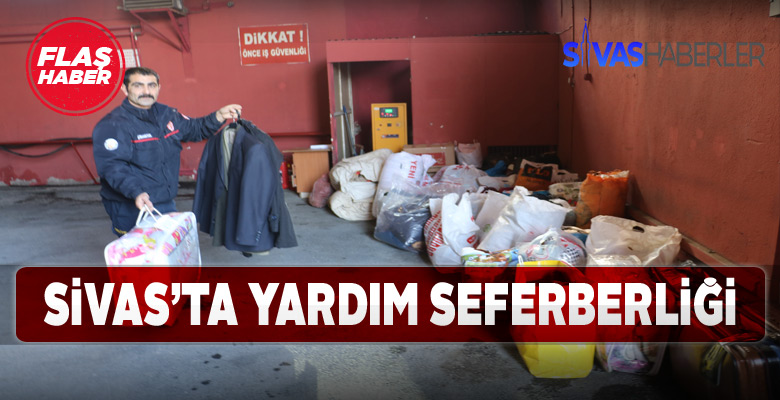 Sivaslılar Elazığ için yardım kampanyası başlattı