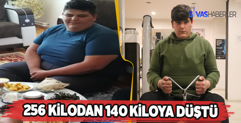 Sivaslı Harun’un azmi 116 kiloyu eritti