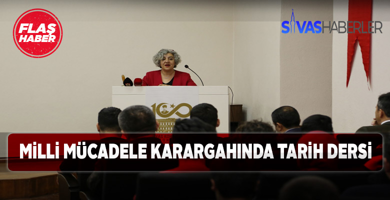 Tarihe tanıklık eden salonda tarih dersleri sürüyor