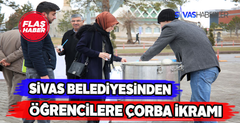 Sınav haftasında öğrencilerin içini ısıtan ikram