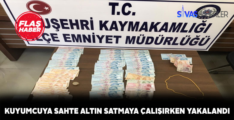 Sahte altın şebekesi iş üstünde yakalandı