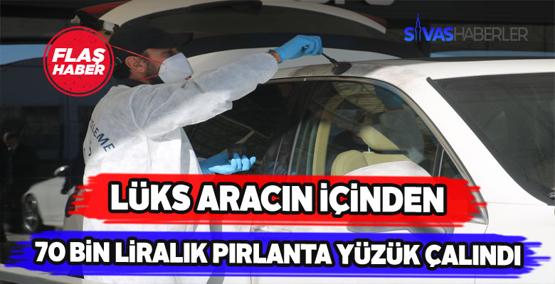 Sivas’ta lüks araç vurgunu