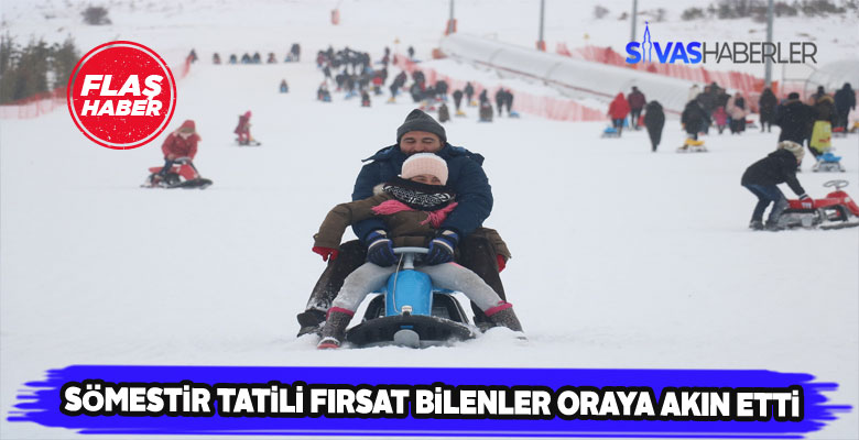 Yıldız Dağı Kayak Merkezinde sömestir yoğunluğu başladı
