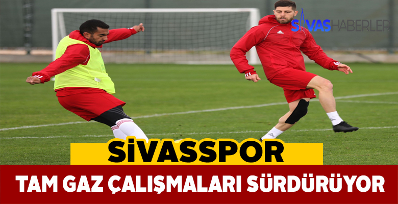 Sivassporlu oyuncular güne erken idmanla başladı