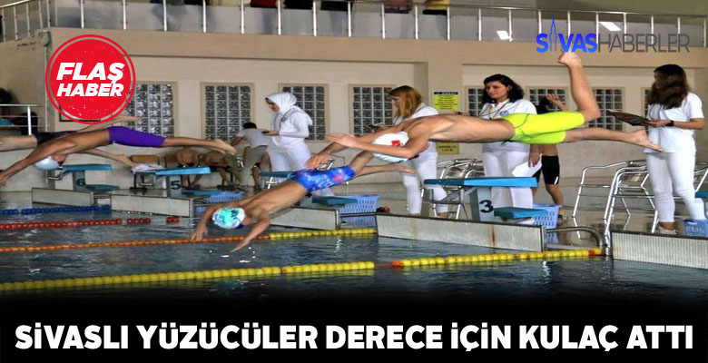 Genç yüzücülerin kıyasıya mücadelesi nefesleri kesti