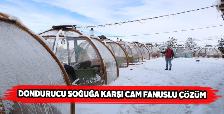 Sivas’taki bu işletme soğuklara aldırış etmiyor