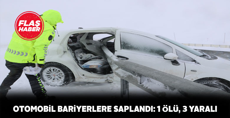 Sivas’ta bariyerlere giren aracın bilançosu ağır oldu