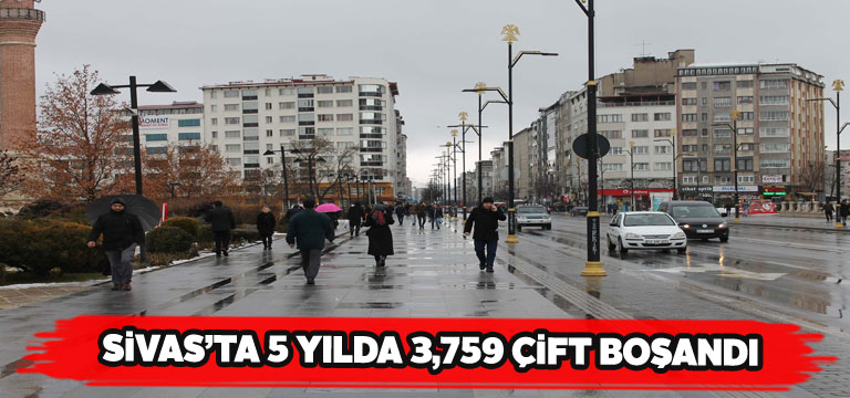 TÜİK Sivasla ilgili boşanma verilerini açıkladı