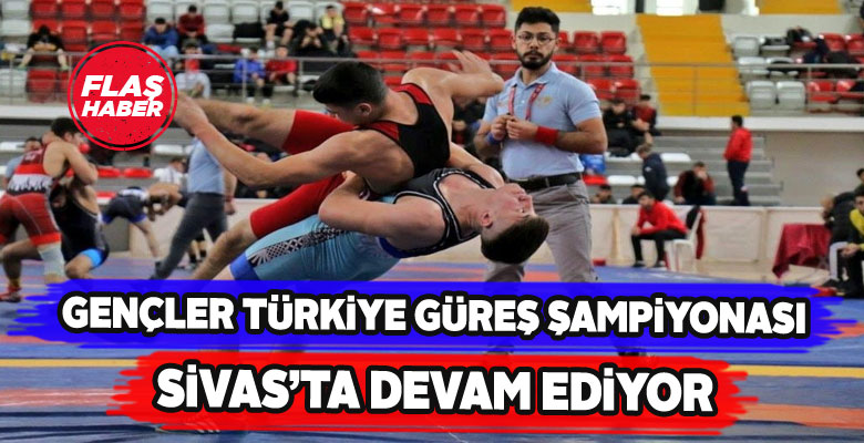 Sivas’ta gençlerin güreş müsabakaları sürüyor