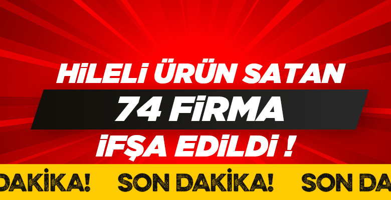 Bakanlık uygunsuz gıda üreten dev firmaları açıkladı