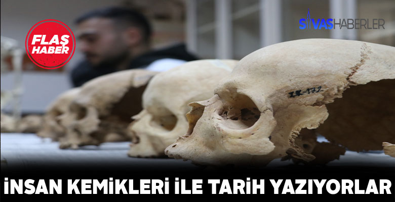 Sivas’taki insan iskeletleri tarihe ışık tutuyor