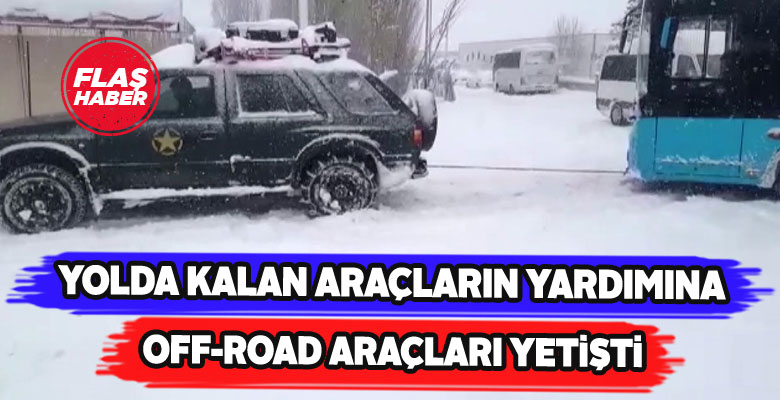 Off-road araçları kamu yararına çalıştı