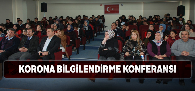 Gürün ilçesinde koronavirüs konferansı yapıldı