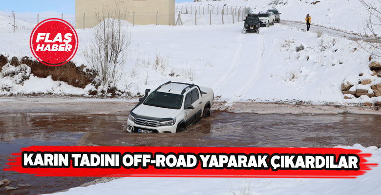 Off-road tutkunları Sivas’ta doyasıya eğlendi