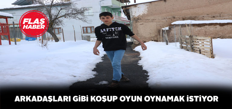 Sivaslı genç çocuk sağlığına kavuşmak istiyor