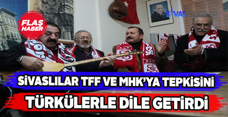 Sivasspor’un hakkını türkülerle savundular
