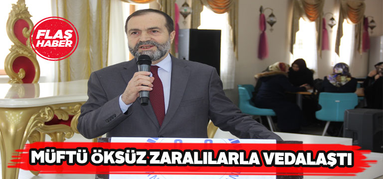 Zara ilçe müftüsüne veda töreni yapıldı