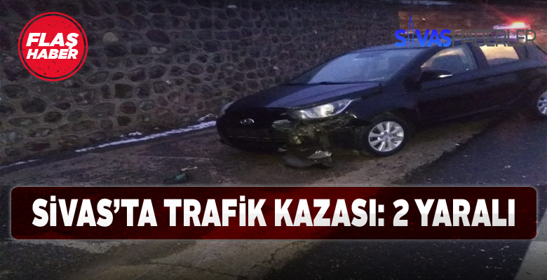 Koyulhisar’da yaşanan kazada yaralananlar var