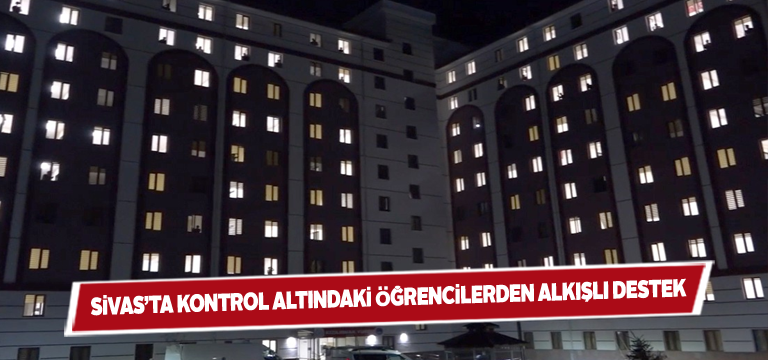 Gözetim altındaki öğrencilerden anlamlı destek