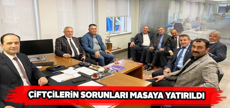Çiftçilerin sorunları için 2 kritik ziyaret gerçekleştirildi