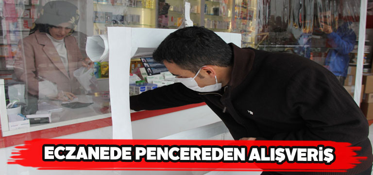 Sivaslı eczacının koronavirüs tedbiri takdir topladı