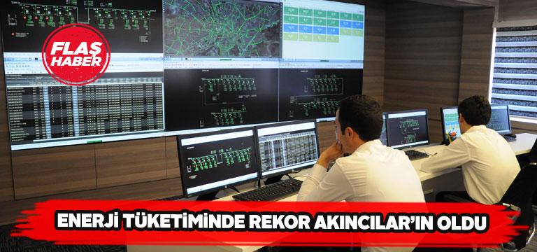 Akıncılar enerji kullanımını en çok artıran ilçe oldu