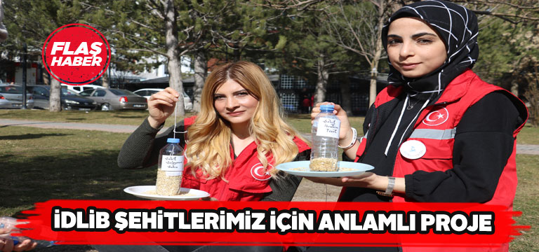 İdlib şehitlerimiz için anlamlı proje