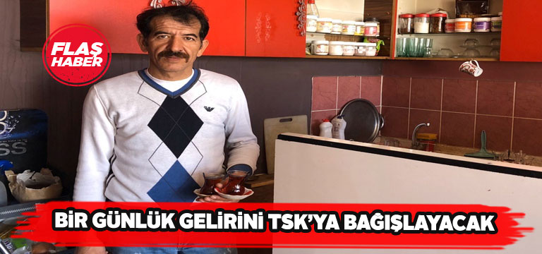 Sivaslı koca yürekli işletmeciden TSK’ya anlamlı destek