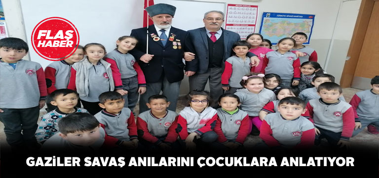 Kıbrıs gazileri minik öğrencilerle buluştu