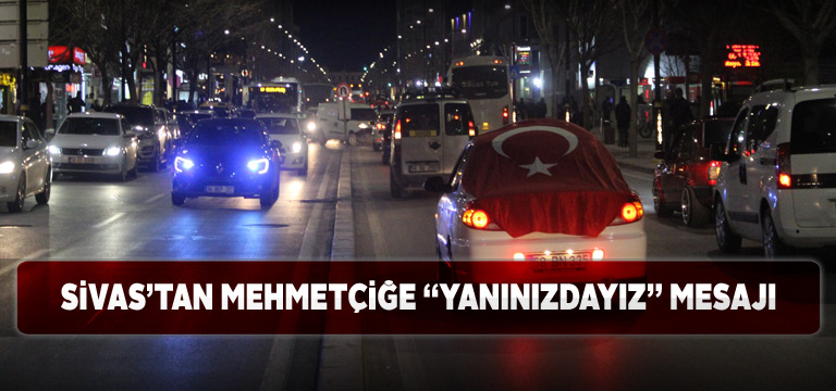 Sivas bu akşam da şehitleri unutmadı