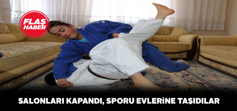 Spor salonlarının kapanması spor aşklarını durduramadı