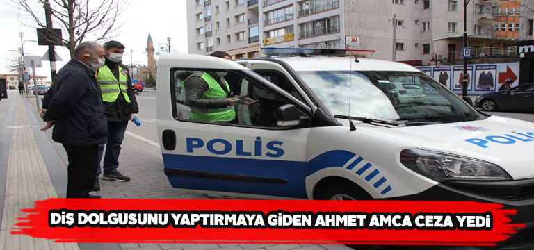 Yasağa uymayıp dışarı çıkan vatandaş 392 lira ceza yedi
