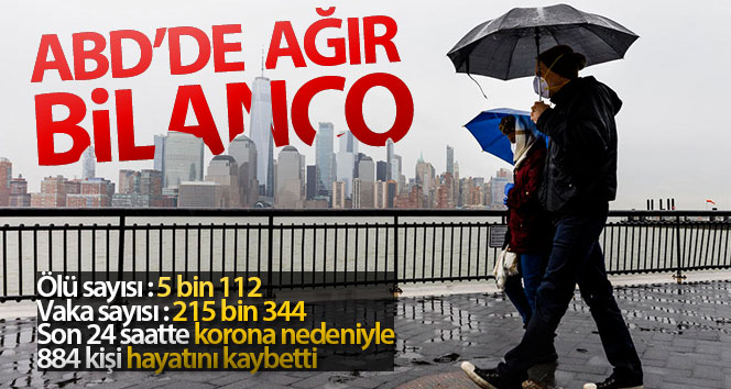 ABD’de korona virüsünden ölenlerin sayısı 5 bini geçti